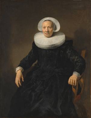 An Old Woman, 1635  (attributed to  Jacob Backer, signed Rembrandt) (1608-1651)   The Metropolitan Museum of Art, New York, NY   14.40.603 