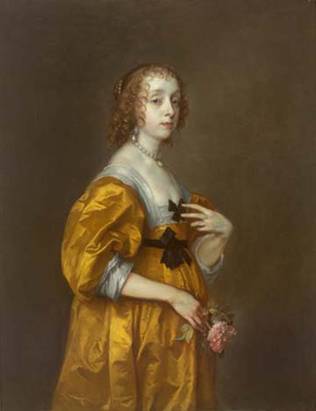 Mary Villiers, Lady Herbert of Shurland,  ca. 1636  (Anthony Van Dyck) (1599-1641) Timken Museum of Art, San Diego, CA  