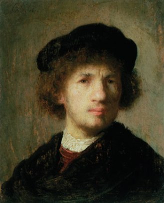 Self-Portrait, 1630 (Rembrandt van Rijn) (1606-1669) Nationalmuseum Stockholm 