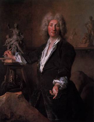 Nicolas Coustou, 1712 (Nicolas de Largilliere) (1656-1746) Staatliche Museen zu Berlin 