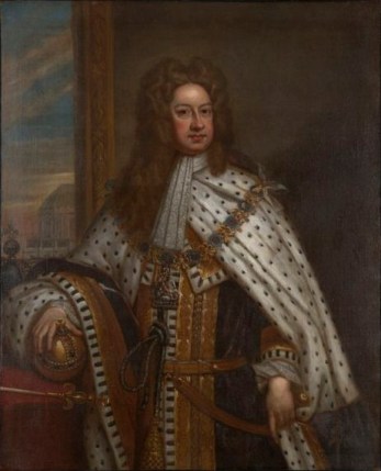 King George I of England, ca. 1715 (Sir Godfrey Kneller)  (1646-1723) Yale University Art Gallery, New Haven, CT