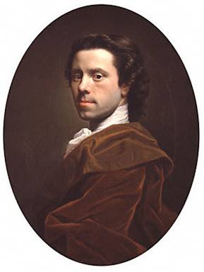 Self Portrait at 26 years old, ca. 1739  (Allan Ramsay) (1713-1784)  Location TBD  