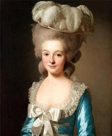 A Woman, known as Mademoiselle de Bionville, 1780 (Alexander Roslin) (1718-1793)   Bukowskis Auction House, Sale 559  Lot 282  
