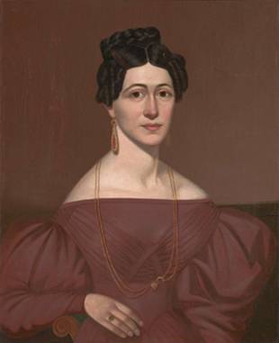 Eliza C. Ayres, ca. 1840 (Unknown American Artist) Indianapolis Museum of Art, IN 72.38.2 