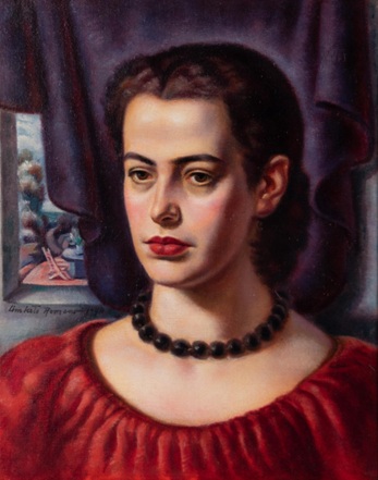 Paula, 1940, Umberto Roberto Romano (1905-1982) Link Auction Galleries, St. Louis, MO.