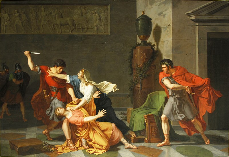 Caracalla Murders his brother Geta, in his mother